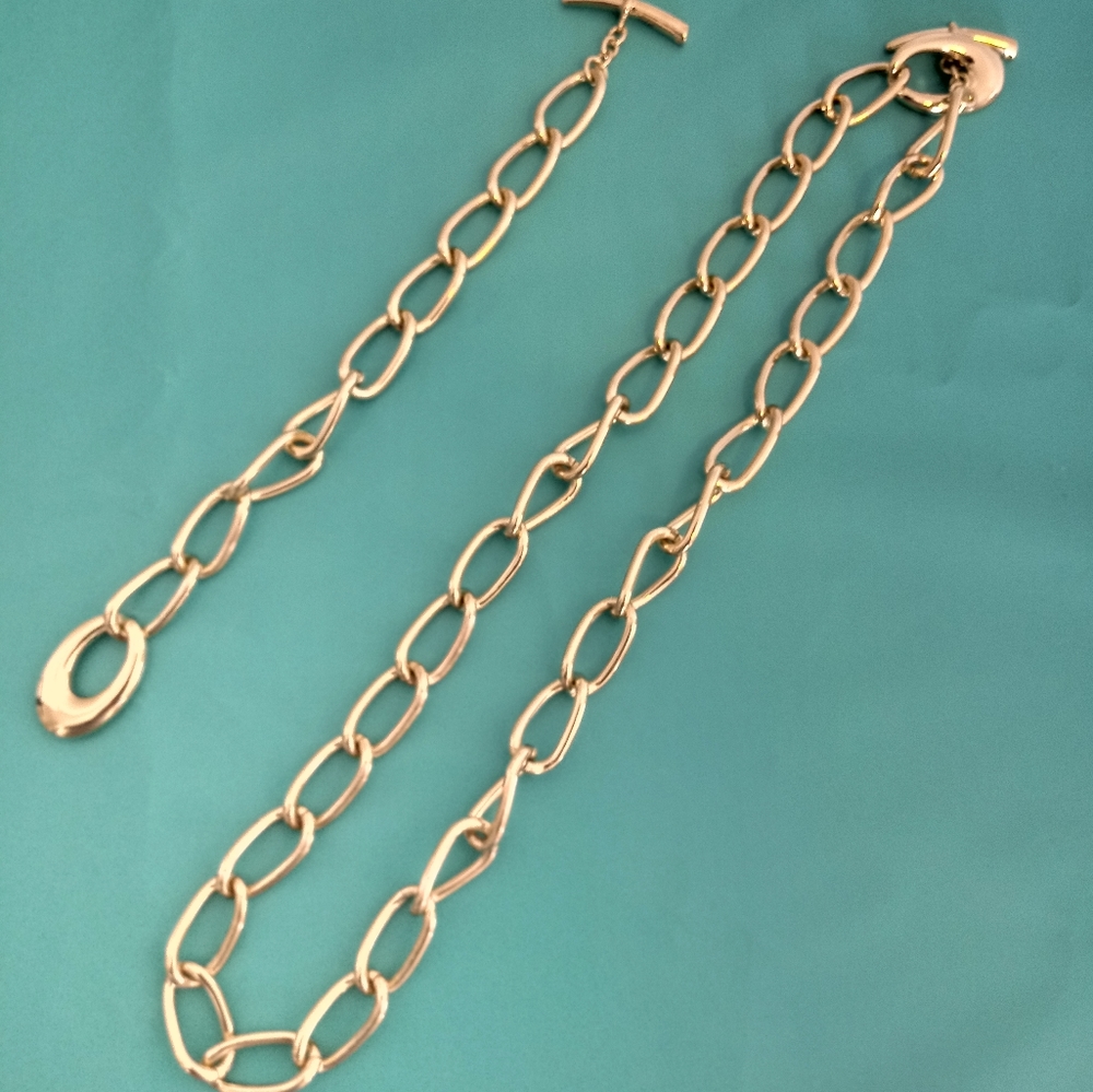 Brooke Shields Stainless Steel Necklace & Bracelet - Picture 2 of 5